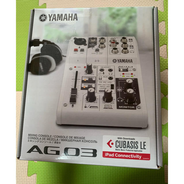 最終値下げ ヤマハ オーディオミキサー AG03 新品 - オーディオ