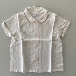 ベビーディオール(baby Dior)のbaby Dior ディオール　女の子　半袖ブラウス　80(シャツ/カットソー)