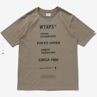 ダブルタップス(W)taps)のwtaps circa ベージュ  サイズ：L 新品　Tシャツ(Tシャツ/カットソー(半袖/袖なし))