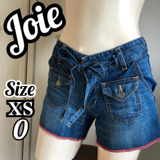 ジョア(Joie (ファッション))の⑶タグ付新品定価17640 Joieジョアデニム ショートパンツサイズ0 XS(ショートパンツ)