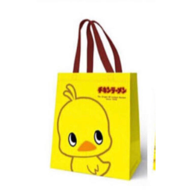 日清食品(ニッシンショクヒン)のチキンラーメンひよこちゃんエコバック レディースのバッグ(エコバッグ)の商品写真