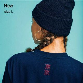 アディダス(adidas)の新品 L adidas originals Tシャツ 東京 tokyo 紺赤(Tシャツ/カットソー(半袖/袖なし))