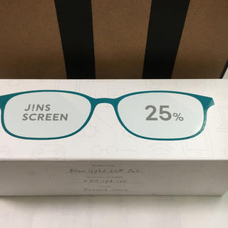 ジンズ(JINS)のJINS スクリーン ブルーライトカット めがね 25％(サングラス/メガネ)