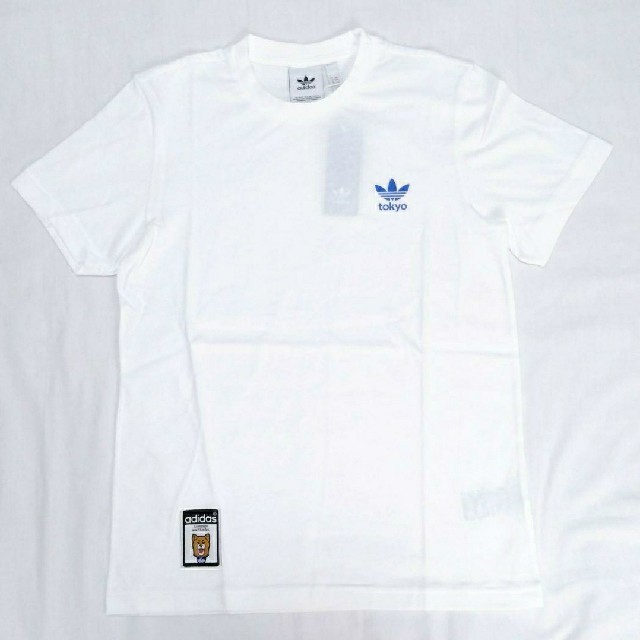 adidas(アディダス)の新品 L adidas originals Tシャツ 東京 tokyo 白青 メンズのトップス(Tシャツ/カットソー(半袖/袖なし))の商品写真