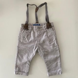 ザラキッズ(ZARA KIDS)のZARA BABY BOY ザラ　74cm サスペンダー付きズボン(パンツ)