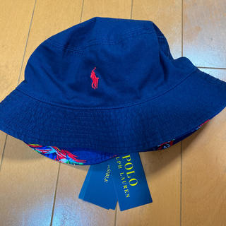 ポロラルフローレン(POLO RALPH LAUREN)のラルフローレンのバケット　ハット　帽子　新品　49cm 75%オフ(帽子)