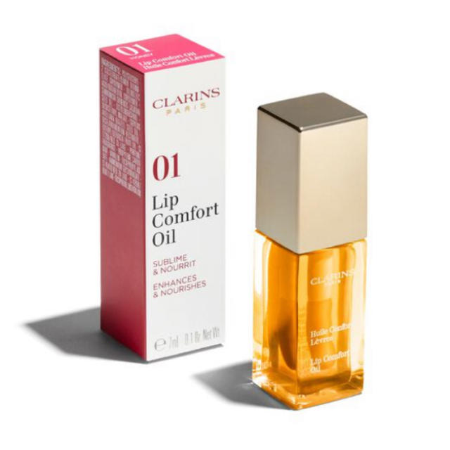 CLARINS(クラランス)のクラランス＊コンフォートリップオイル01ハニー コスメ/美容のベースメイク/化粧品(リップグロス)の商品写真