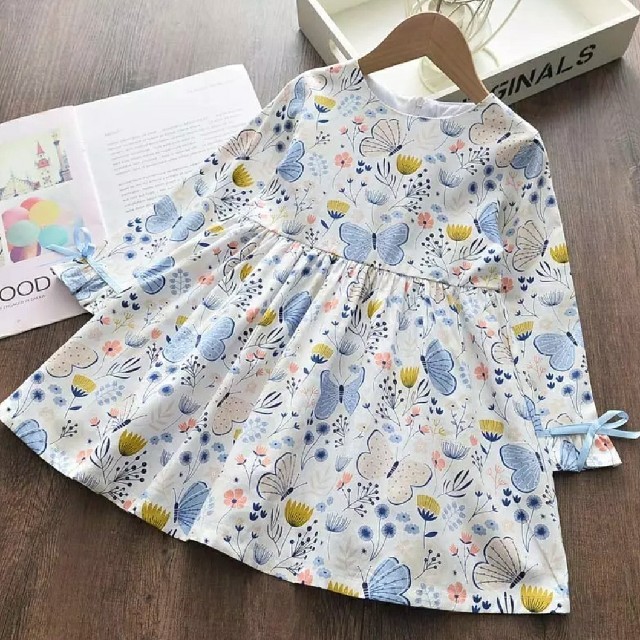 春秋ワンピース キッズ/ベビー/マタニティのキッズ服女の子用(90cm~)(ワンピース)の商品写真