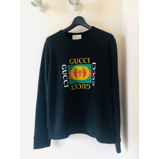 グッチ(Gucci)の新品タグ付き GUCCI グッチ 18aw クルーネック スウェット ロゴ XL(スウェット)