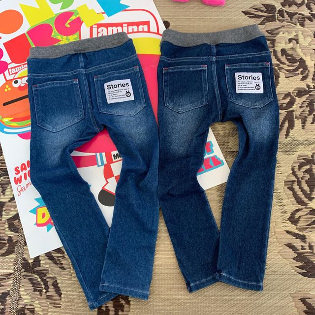 JAM(ジャム)の中古 ストーリーズ スキニー 2本 JAM キッズ/ベビー/マタニティのキッズ服男の子用(90cm~)(パンツ/スパッツ)の商品写真