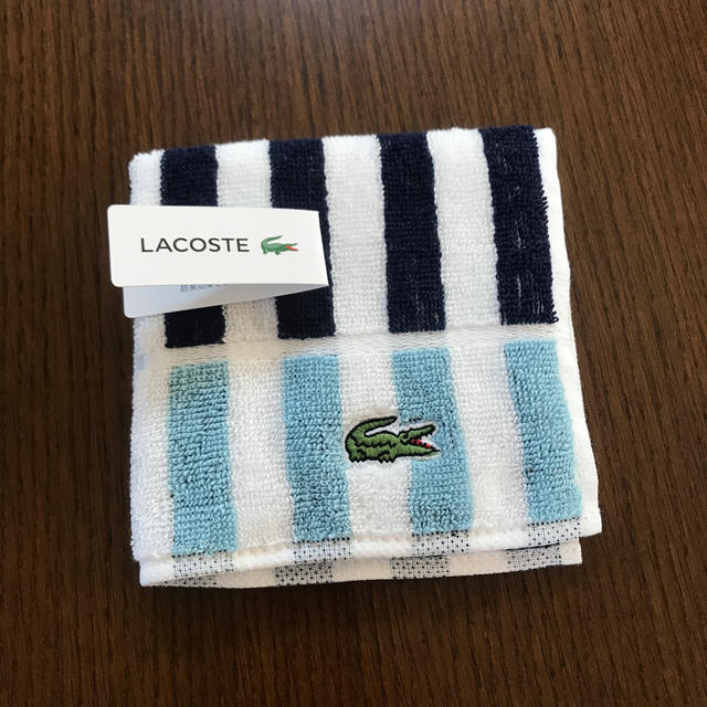 LACOSTE(ラコステ)のハンドタオル　ラコステ　＊新品タグ付き＊ インテリア/住まい/日用品の日用品/生活雑貨/旅行(タオル/バス用品)の商品写真