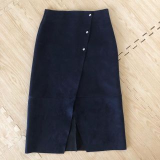 ザラ(ZARA)のZARA スウェード風スカート(ひざ丈スカート)