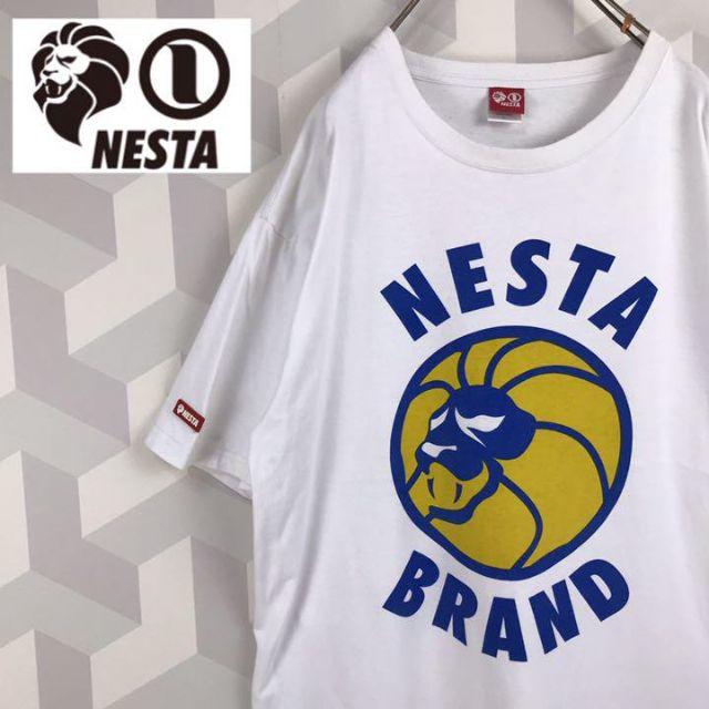 NESTA BRAND(ネスタブランド)の【NESTA BRAND】肉厚 L ビッグプリント Tシャツ ライオン レゲエ白 メンズのトップス(Tシャツ/カットソー(半袖/袖なし))の商品写真