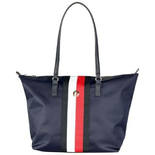 トミーヒルフィガー(TOMMY HILFIGER)の【未使用】(最終大幅値下)★TOMMY HILFIGER★トートバッグ★紺(トートバッグ)