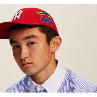 グッチ(Gucci)の"GUCCI×NEW YORK YANKEES"希少ベースボールCAP(キャップ)