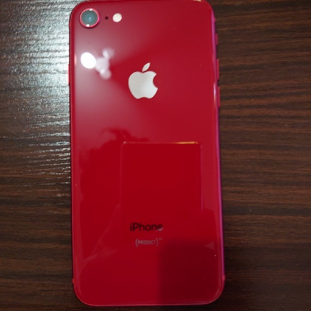 iPhone8 64G product red SIMロック解除済 【送料無料】