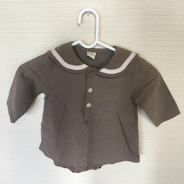 韓国子供服 セーラーロンパース キッズ/ベビー/マタニティのベビー服(~85cm)(ロンパース)の商品写真