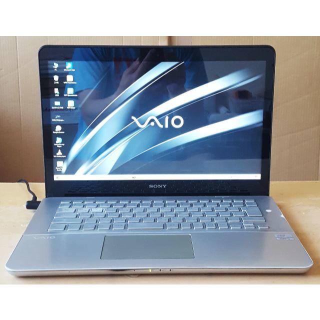 SONY(ソニー)のWin10 VAIO SVF14A/i3/8G/SSHD1T/DVD/カメラ スマホ/家電/カメラのPC/タブレット(ノートPC)の商品写真