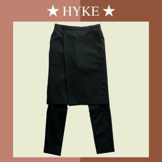 ハイク(HYKE)のハイク パンツ HYKE【美品】スカートオーバーレイヤードパンツ レイヤード(カジュアルパンツ)