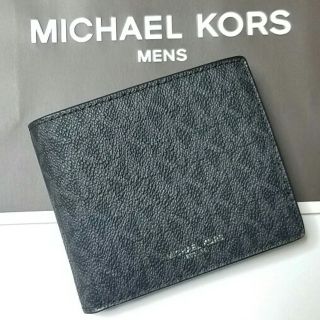 マイケルコース(Michael Kors)のショパー袋付き　マイケルコース　折り財布　コインポケット付き　MKロゴ　新品　(折り財布)