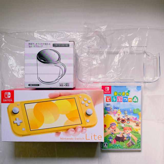 Nintendo Switch Lite イエローとあつまれどうぶつの森のセット Nintendo Switch Lite イエローとあつまれどうぶつの森のセット