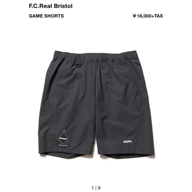 F.C.R.B.(エフシーアールビー)の【新品未使用】FCRB GAME SHORTS グレー　Mサイズ メンズのパンツ(ショートパンツ)の商品写真