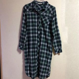 スピンズ(SPINNS)のロングシャツ チェックシャツ  ロングカーディガン(シャツ/ブラウス(長袖/七分))