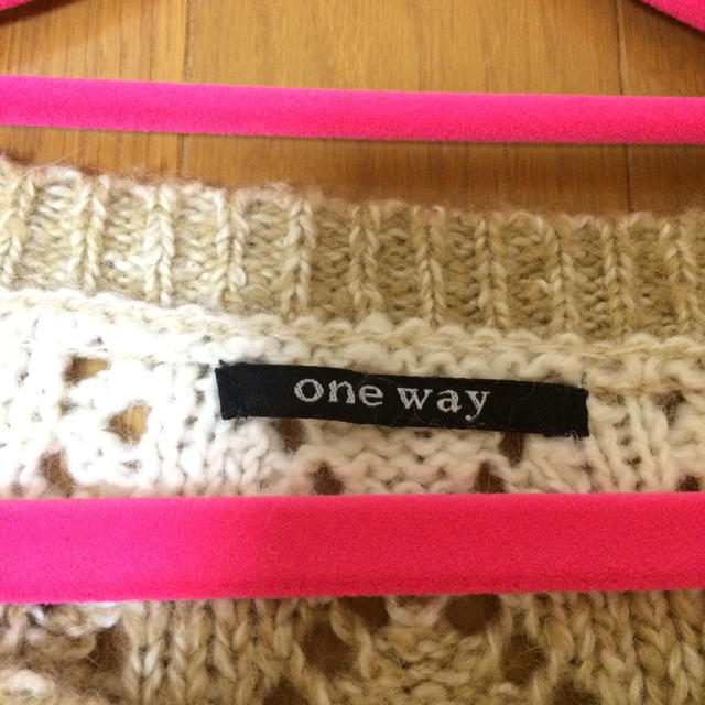 one*way(ワンウェイ)のone way ニット♡ レディースのトップス(ニット/セーター)の商品写真