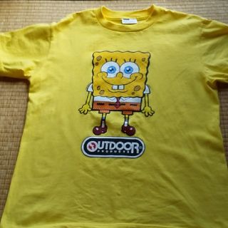 アウトドアプロダクツ(OUTDOOR PRODUCTS)のちーちゃん様専用　　値下げ★　スポンジボブＴシャツ、、、アウトドア(Tシャツ/カットソー(半袖/袖なし))