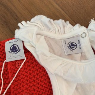 プチバトー(PETIT BATEAU)のプチバトー　70.80㎝(ワンピース)