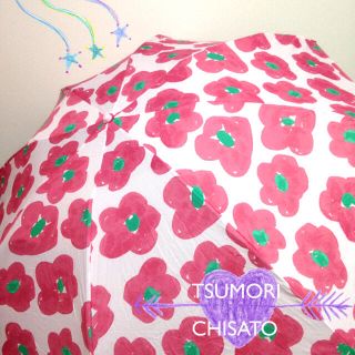 ツモリチサト(TSUMORI CHISATO)のツモリチサト◎折畳みフラワーアンブレラ(傘)