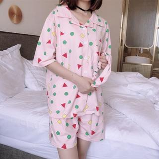 女性人気No1♡クレヨンしんちゃん パジャマ ピンクMサイズ(パジャマ)