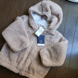 ベビーギャップ(babyGAP)のsaya様専用　新品　babyGAP　ボアアウター　90(ジャケット/上着)