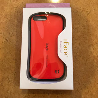 アイフォーン(iPhone)のiFace iPhone7Plus/8Plus (赤)(iPhoneケース)