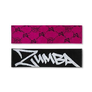 ズンバ(Zumba)のズンバ☆ヒップホップハニータオル☆二枚組☆新品未使用・USA 正規品(トレーニング用品)