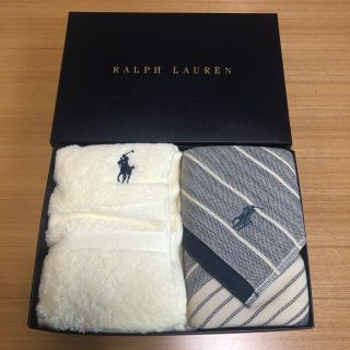 ラルフローレン(Ralph Lauren)の⭐︎ラルフローレン⭐︎ハンドタオル綿100%2枚(タオル/バス用品)