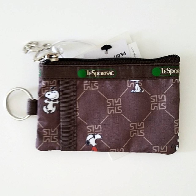 LeSportsac(レスポートサック)のレスポートサック×スヌーピー ID CARD CASE スヌーピーレモノグラム レディースのファッション小物(パスケース/IDカードホルダー)の商品写真