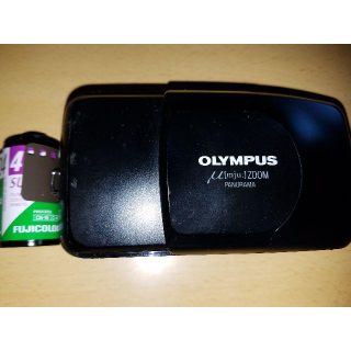 オリンパス(OLYMPUS)の■オリンパスコンパクトカメラ新品電池24枚ﾌｨﾙﾑ付■ミューμ(フィルムカメラ)