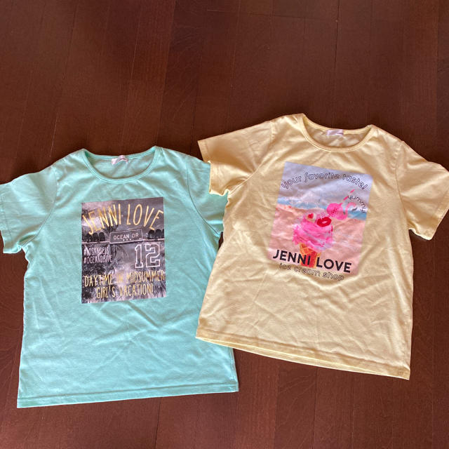 JENNI(ジェニィ)のJENNI love  TVシャツ2枚セット 150 キッズ/ベビー/マタニティのキッズ服女の子用(90cm~)(Tシャツ/カットソー)の商品写真