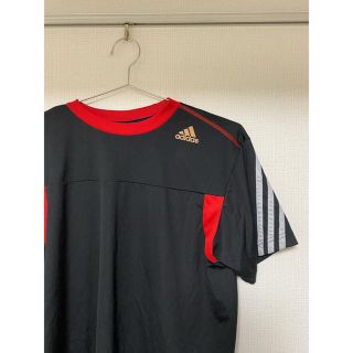 アディダス(adidas)のadidas アディダス　メッシュ半袖Tシャツ　ハーフスリーブ　黒　ブラック　M(Tシャツ/カットソー(半袖/袖なし))