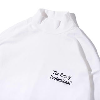 ワンエルディーケーセレクト(1LDK SELECT)のENNOY エンノイ MOCK NECK TEE WHITE  M(Tシャツ/カットソー(七分/長袖))
