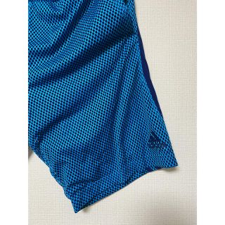 アディダス(adidas)のadidas アディダス　メッシュ　ハーフパンツ　青　ブルー　M(ショートパンツ)