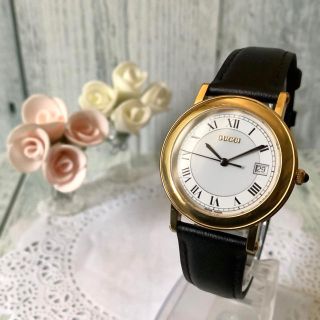 Gucci - 【動作OK】GUCCI グッチ 7200M 腕時計 ゴールド メンズの