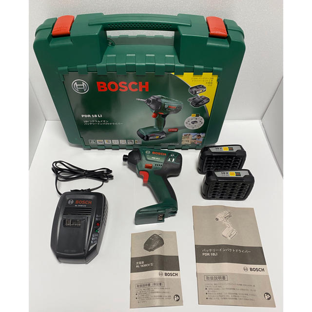 BOSCH(ボッシュ)のボッシュ　18V インパクトドライバー PDR18LI バッテリー2個付 インテリア/住まい/日用品のインテリア/住まい/日用品 その他(その他)の商品写真