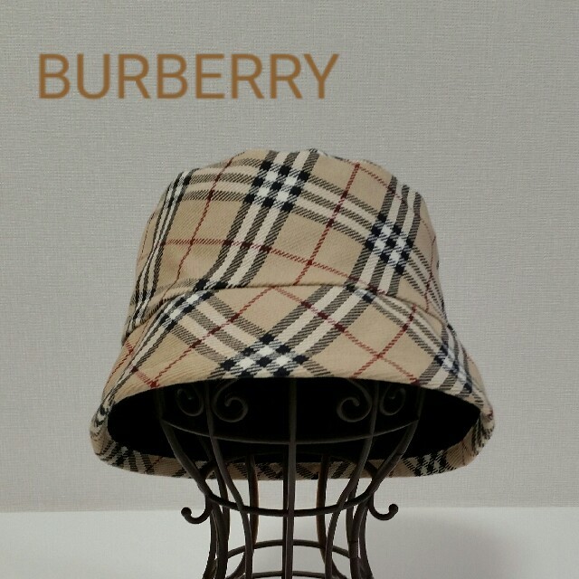 BURBERRY(バーバリー)の《最終価格》BURBERRY バーバリー.リバーシブル帽 レディースの帽子(ハット)の商品写真