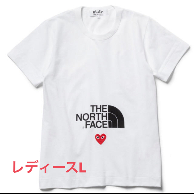 COMME des GARCONS(コムデギャルソン)のコムデギャルソン　ノースフェイス　Tシャツ レディースのトップス(Tシャツ(半袖/袖なし))の商品写真