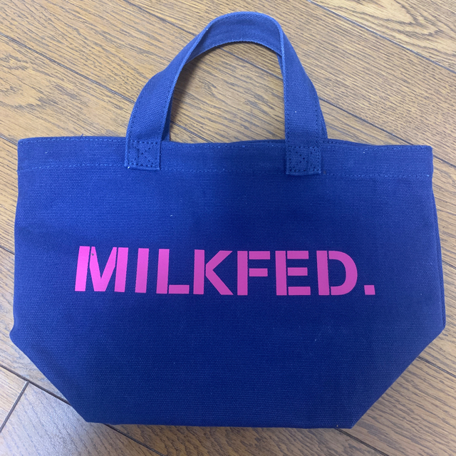 MILKFED.(ミルクフェド)のMILKFED. ランチトート　ブルー レディースのバッグ(トートバッグ)の商品写真