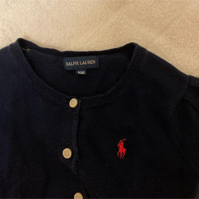 Ralph Lauren(ラルフローレン)のラルフローレン　カーディガン　100 キッズ/ベビー/マタニティのキッズ服女の子用(90cm~)(カーディガン)の商品写真