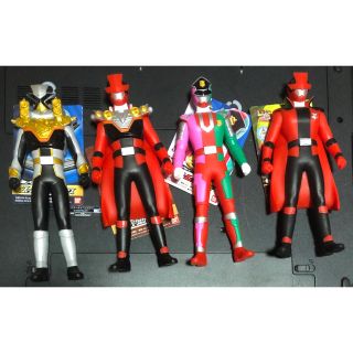 ルパンレンジャーVSパトレンジャー 4点セット ソフビ フィギュア(特撮)