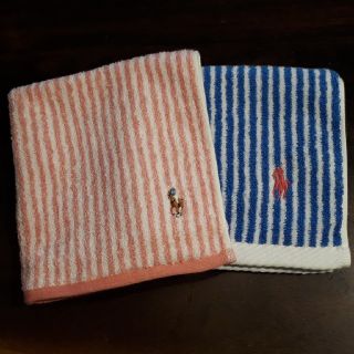 ポロラルフローレン(POLO RALPH LAUREN)のラルフローレン　ハンドタオル2枚セット(タオル/バス用品)